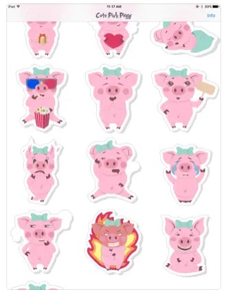 可爱的猪贴安卓软件app下载图片2